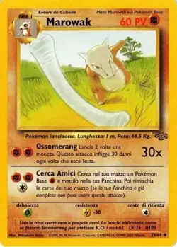 Marowak 39/64 Jungle Pokemon Card LP - Image 1