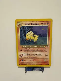 Pokemon Card - Light Ninetales Neo Destiny 50/105 LP - Image 1