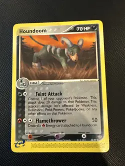 Houndoom - 34/97 - Pokemon Ex Dragon Non-Holo Card LP - Image 1