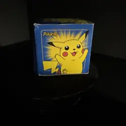 Pokemon Pikachu 23k Gold Plated Trading Card & Pokeball Burger King BLUE BOX - Image 3