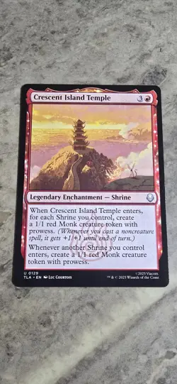 Crescent Island Temple Avatar: The Last Airbender Regular Enchantment MTG NM - Image 1
