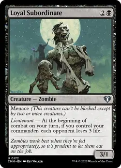 [MTG] Loyal Subordinate (0172) (CMM) NM - Image 1