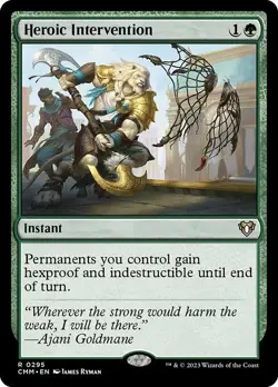 [MTG] Heroic Intervention (0295) (CMM) NM - Image 1