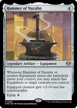 [MTG] Hammer of Nazahn (0388) (CMM) NM - Image 1