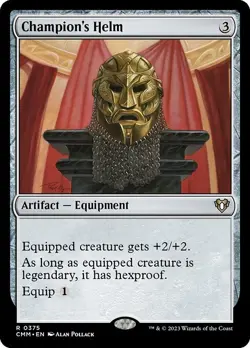 [MTG] Champion's Helm (0375) (CMM) NM - Image 1