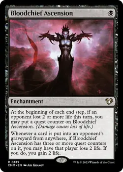[MTG] Bloodchief Ascension (0139) (CMM) NM - Image 1