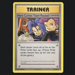 Here Comes Team Rocket 113/108 Secret Rare XY Evolutions Pokemon TCG NM - Image 1
