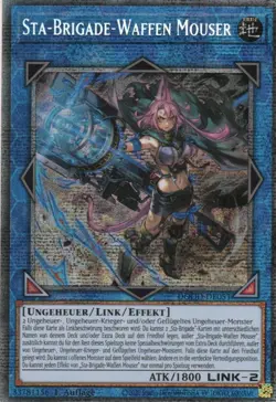 yugioh Sta-Brigade-Waffen Mouser DOOD-DE051 Starlight Rare 1AUFLAGE DEUTSCH - Image 1