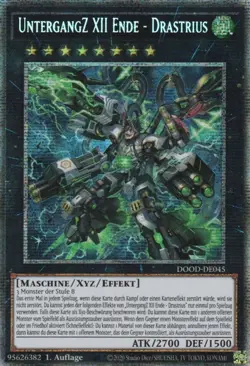 yugioh UntergangZ XII Ende - Drastrius DOOD-DE045 Starlight Rare DEUTSCH - Image 1