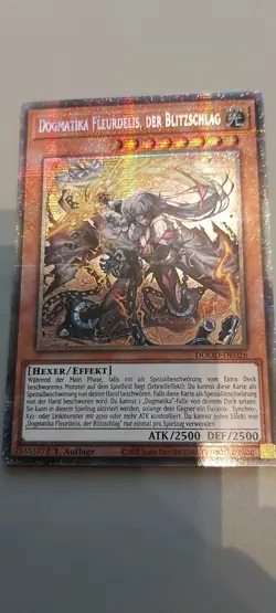 yugioh Dogmatika Fleurdelis, der Blitzschlag DOOD-DE026 Starlight Rare DEUTSCH - Image 2