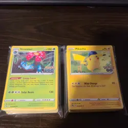 Pokemon GO 96 Card Bulk Lot Common, Uncommon, Reverse Holo,& Holo - Image 1