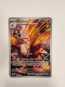 pokemon 4 card lot: Destined Rivals Electrike, Blaziken,Yanmega ex,Jamming Tower - Image 3