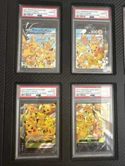 Pikachu V-Union - SWSH139-142 - Pokemon TCG: Celebrations Promo 4 Card Set PSA10 - Image 1