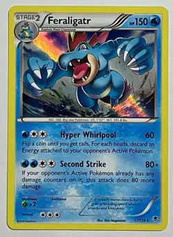 Feraligatr 17/119 (LP) Holo Rare XY Series: Phantom Forces 2014 Pokemon Card - Image 1