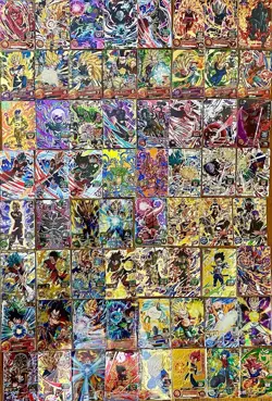 Lot of 64 Super Dragon Ball Heroes Cards Japan Bandai UR SEC - Image 1