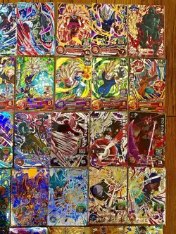 Lot of 64 Super Dragon Ball Heroes Cards Japan Bandai UR SEC - Image 3