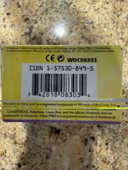 Vintage WOTC Pokemon Trading Card Game Deck Box. Unopened/New - Image 5