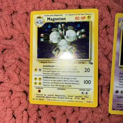 pokemon cards base set holo 1999 Haunter Magneton Hitmonchan - Image 4