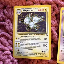 pokemon cards base set holo 1999 Haunter Magneton Hitmonchan - Image 5