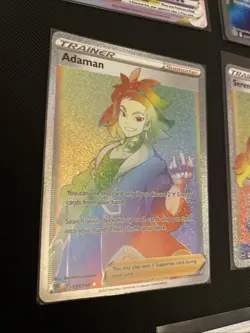 8 Pokemon Sword & Shield Rainbow Card Bundle Lot Set Trainer/Pokemon VStar - Image 5