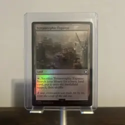 MTG Fallout : Terramorphic Expanse #313 PIP Universes Beyond FOIL - Image 1