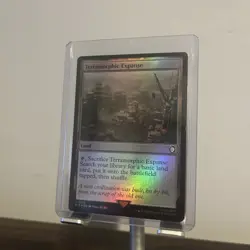 MTG Fallout : Terramorphic Expanse #313 PIP Universes Beyond FOIL - Image 2