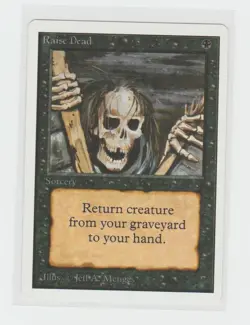 Magic the Gathering ~ MTG ~ 1x Raise Dead ~ UNLIMITED ~ M/NM ~ - Image 1