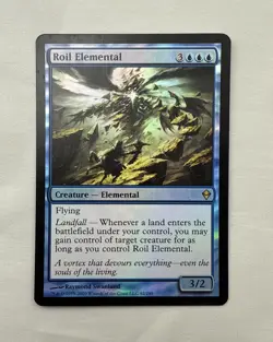 Roil Elemental x1 *FOIL* MTG Zendikar 1x Magic Excellent Light Play EX LP - Image 1