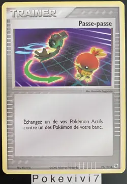 Carte Pokemon PASSE-PASSE 92/109 Bloc EX Rubis & Saphir FR NEUF - Image 1