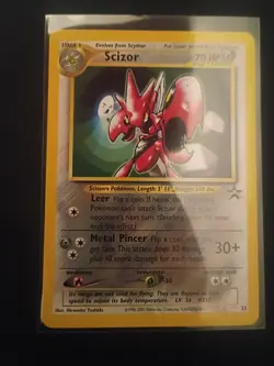 Pokemon Scizor 33/53 WOTC Promo Regular Card LP+/-NM Condition #1 - Image 2