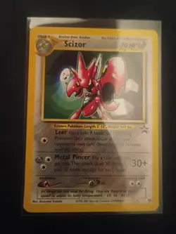 Pokemon Scizor 33/53 WOTC Promo Regular Card LP+/-NM Condition #1 - Image 3