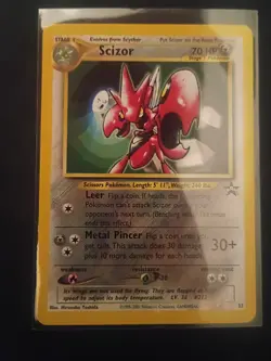 Pokemon Scizor 33/53 WOTC Promo Regular Card LP+/-NM Condition #1 - Image 4