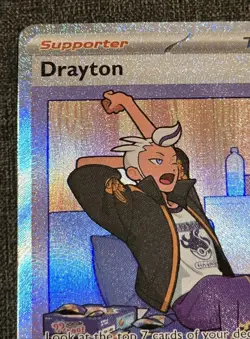 Pokemon TCG Prismatic Evolutions Drayton 172/131 Special Illustration Rare SIR - Image 2