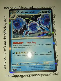 Pokemon Crabominable SVP134 Black Star Promo NM - Image 2