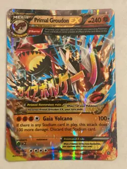 Pokemon TCG Primal Groudon EX - Primal Clash - 86/160 - LP/MP - Image 1