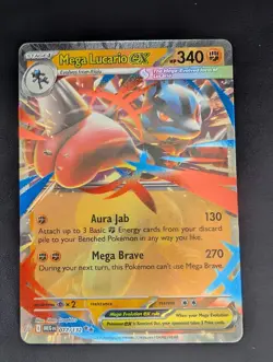 Mega Lucario ex 77/132 - Mega Evolution - Near Mint - Pokemon TCG - Image 1