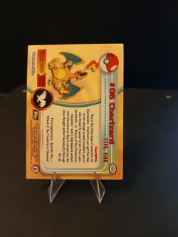 1999 Topps Pokemon Holo foil TV Animation Edition Charizard #06 - Image 3