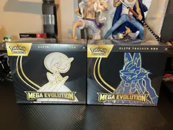 Pokemon TCG: Mega Evolution Gardevoir & Lucario Elite Trainer Box ETB Set of 2 - Image 1