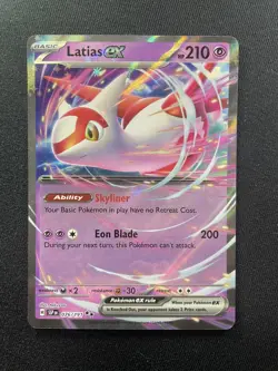 Latias EX 76/191 Surging Sparks Scarlet & Violet Double Rare Pokemon TCG NM/M - Image 1