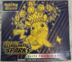 Pokemon TCG Scarlet & Violet Surging Sparks Elite Trainer Box ETB Factory Sealed - Image 1