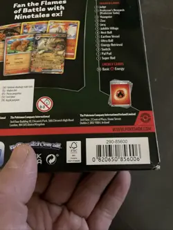 Pokemon Deluxe Battle Deck NINETALES ex Factory Sealed Box Ready To Play Deck - Image 4
