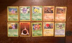 10 VINTAGE Pokemon Cards from Various Classic Sets!! - Image 1