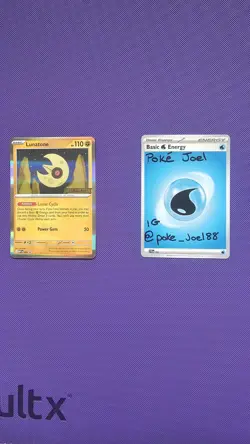 Lunatone MEP 004, Mega Evolution Stamped, Prerelease Pokemon Tcg Promo Mep004 - Image 3