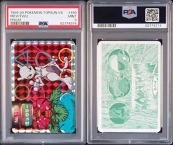 PSA9 1998-99 Pokemon Topsun VS Mewtwo Prism - Image 1