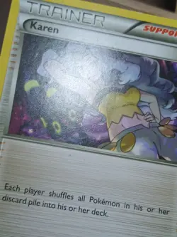 HP Pokemon XY Promos XY177 Karen Black Star Promo - Image 2