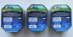 Pokemon GO 2022 Trio Tins Snorlax Pikachu Blissey FACTORY SEALED TCG - Image 2