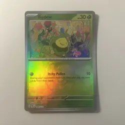 Pokemon TCG Budew 004/131 Prismatic Evolutions Master Ball Holo NM Card - Image 1