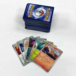 Pokemon Card Lot 125+ Assorted Cards Modern Nintendo TCG Bulk - Image 1