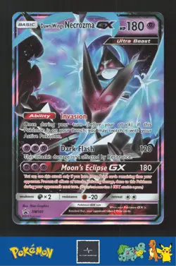 2018 Pokemon SM Sun & Moon Promo SM101 Dawn Wings Necrozma GX - Image 1