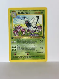Pokemon TCG Butterfree 1st Edition #33/64 Pokemon Jungle Set WOTC VTG - Image 1